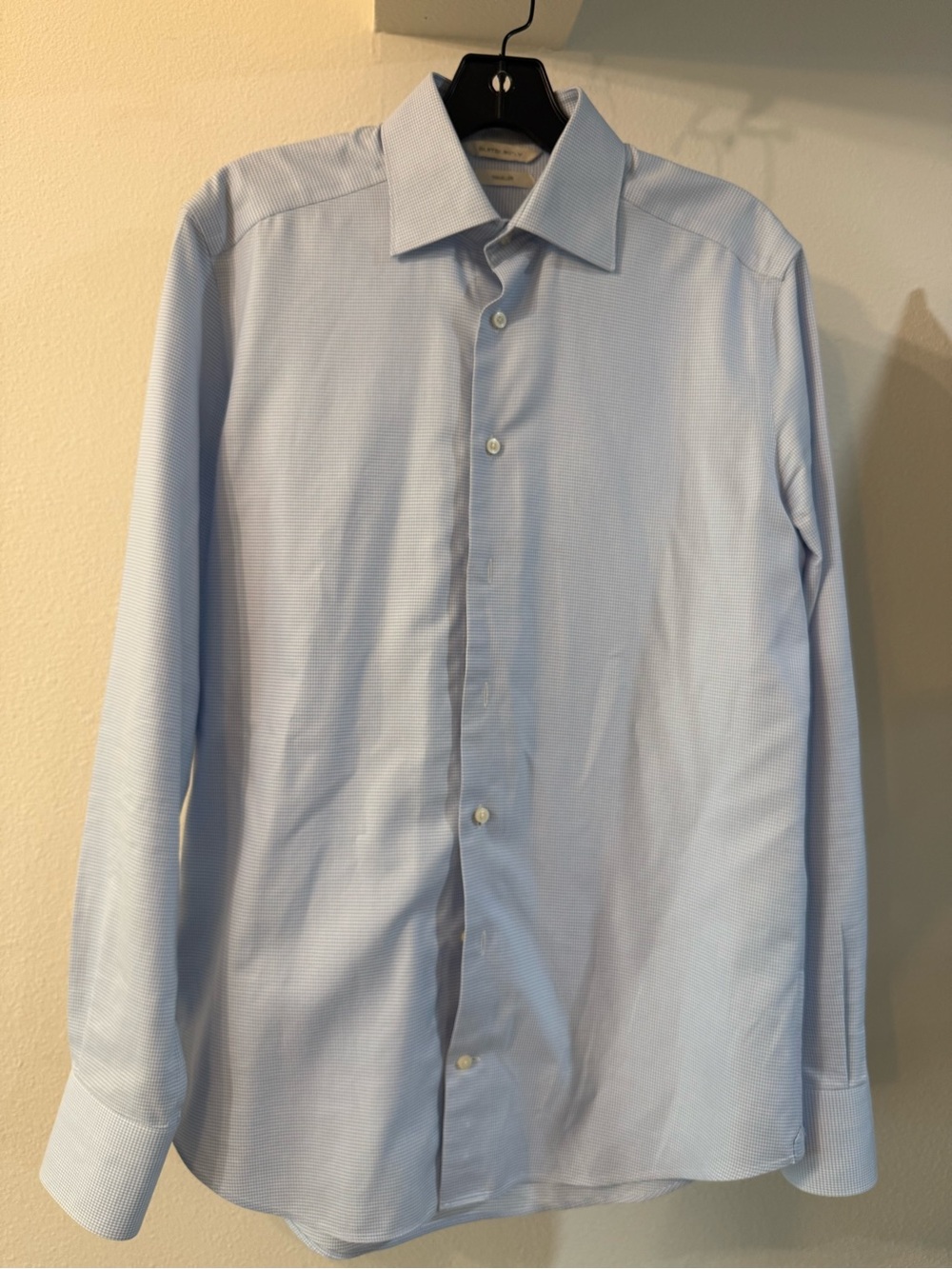 Suitsupply Light Blue Dress Shirt - Point Collar